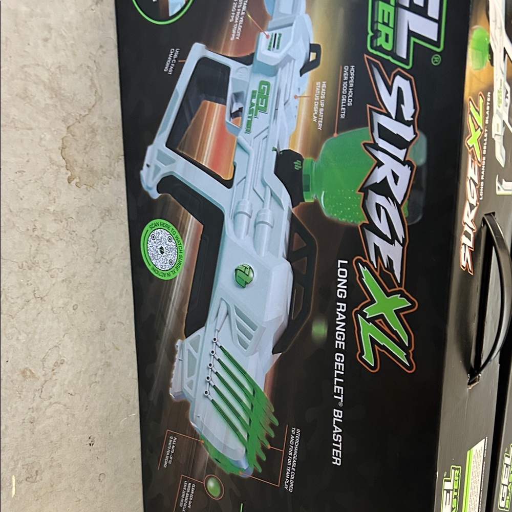 Surge XL Long Range Blaster - White and Green